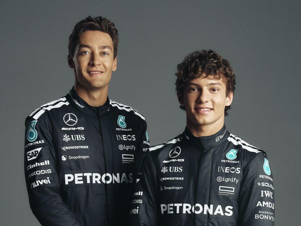 George Russell und Andrea Kimi Antonelli