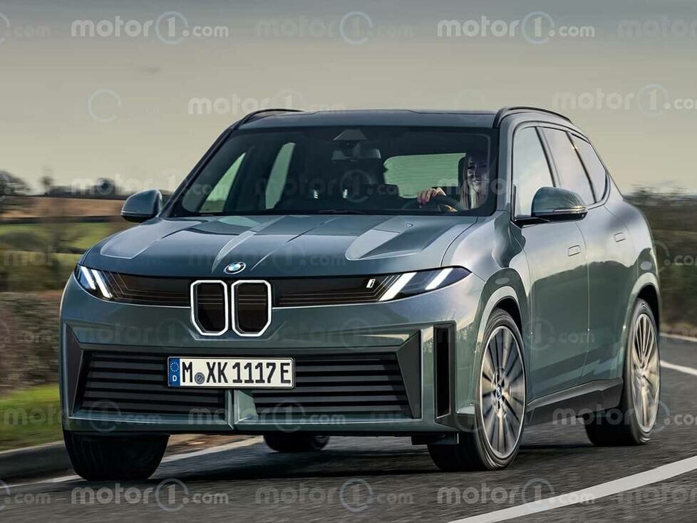 So stellt sich Motor1.com den neuen iX3 vor (Rendering)