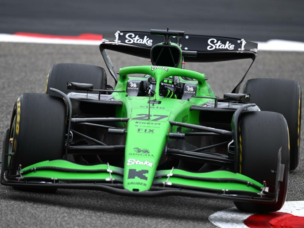 Nico Hülkenberg im Sauber C45 bei den Formel-1-Wintertests 2025 in Bahrain