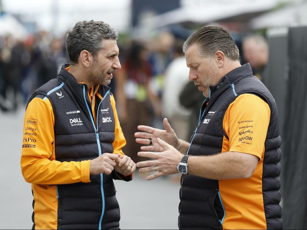 Andrea Stella und Zak Brown