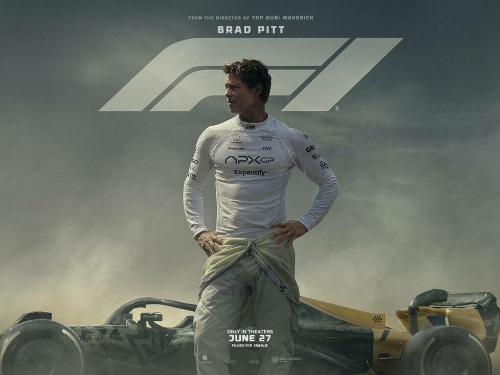 Brad Pitt (Offizielles Poster zum Film "F1")