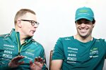 Andy Cowell mit Lance Stroll (Aston Martin) 