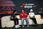 Andrea Kimi Antonelli (Mercedes), Carlos Sainz (Williams) und Lewis Hamilton (Ferrari) 