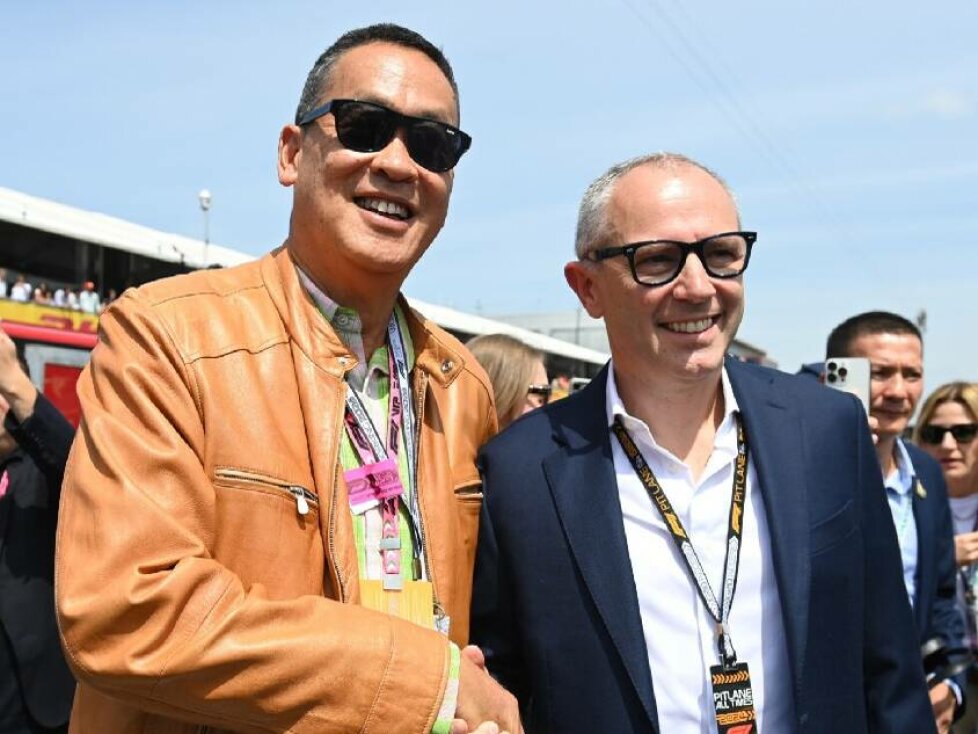 Srettha Thavisin und Stefano Domenicali