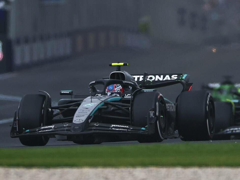 Andrea Kimi Antonelli (Mercedes W16) beim Formel-1-Rennen in Australien 2025