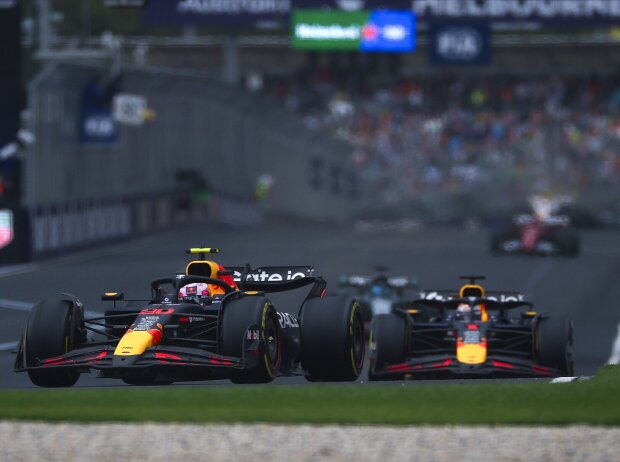 Mit Weltmeister Verstappen, der Zweiter wurde, konnte Lawson nicht mithalten Mit Weltmeister Verstappen, der Zweiter wurde, konnte Lawson nicht mithalten