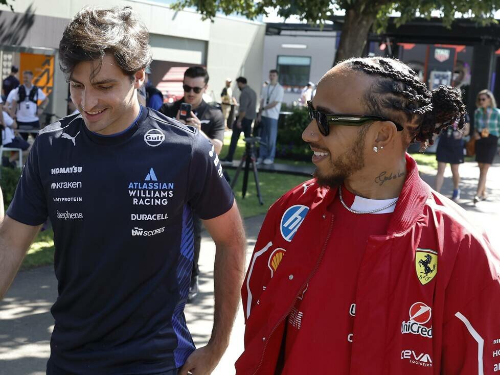 Carlos Sainz, Lewis Hamilton