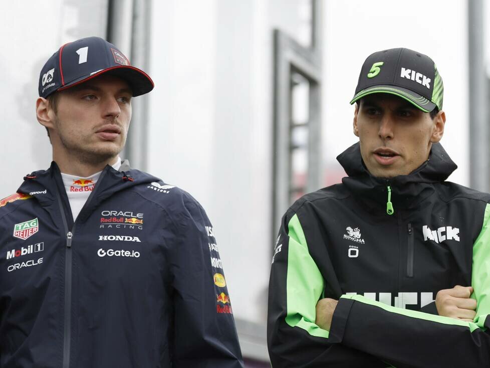 Max Verstappen mit Gabriel Bortoleto