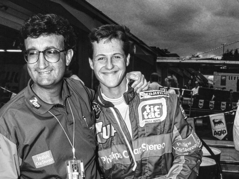 Eddie Jordan und Michael Schumacher