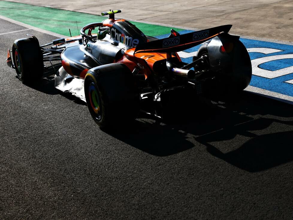Lando Norris (McLaren MCL39) beim Formel-1-Rennen in China 2025