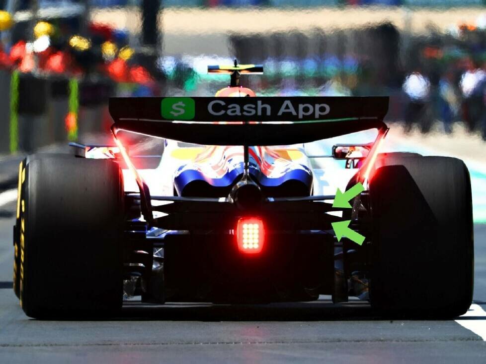 Doppelter Beam-Wing am Racing Bulls VCARB 02 in Shanghai 2025