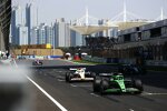 Andrea Kimi Antonelli (Mercedes), Nico Hülkenberg (Sauber) und Isack Hadjar (Racing Bulls) 