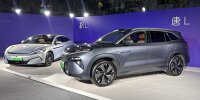Links der BYD Han L, rechts der BYD Tang L.