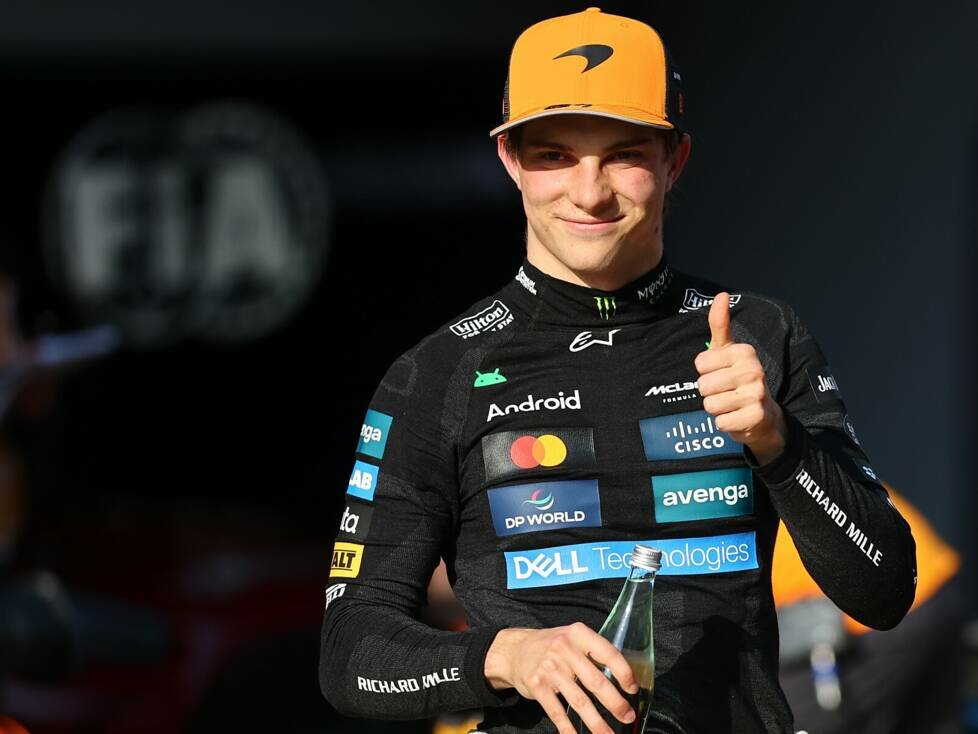 Oscar Piastri (McLaren) nach der Formel-1-Qualifikation in China 2025