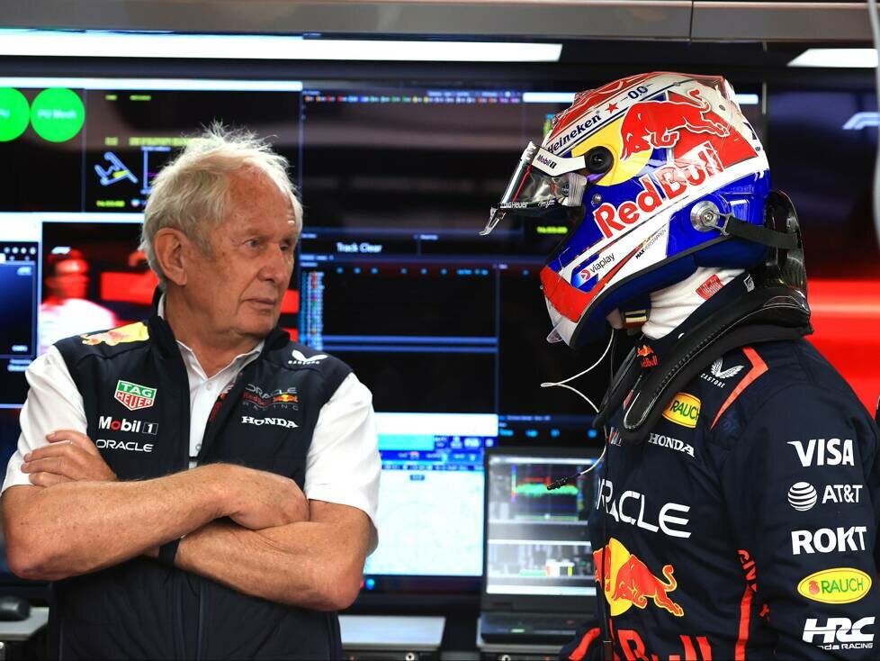 Helmut Marko, Max Verstappen, Mark Thompson