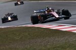 Lewis Hamilton (Ferrari), Max Verstappen (Red Bull) und Oscar Piastri (McLaren) 