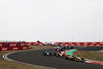 Oscar Piastri (McLaren), Lando Norris (McLaren), George Russell (Mercedes) und Charles Leclerc (Ferrari) 