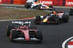 Charles Leclerc (Ferrari) und Max Verstappen (Red Bull) 