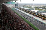 Oscar Piastri (McLaren), Max Verstappen (Red Bull), Lando Norris (McLaren) und Lewis Hamilton (Ferrari) 