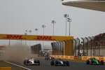Andrea Kimi Antonelli, Isack Hadjar (Racing Bulls) und Nico Hülkenberg (Sauber) 