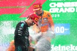 George Russell (Mercedes) und Oscar Piastri (McLaren) 