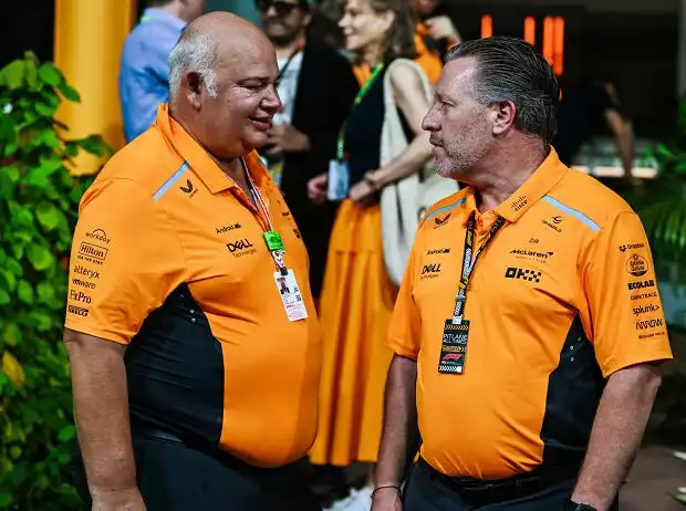 Rob Marshall und McLaren-Geschäftsführer Zak Brown Titel-Bild zur News: Rob Marshall und McLaren-Geschäftsführer Zak Brown