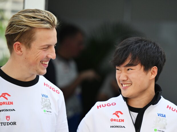 Liam Lawson und Yuki Tsunoda als Teamkollegen bei Racing Bulls Liam Lawson und Yuki Tsunoda als Teamkollegen bei Racing Bulls