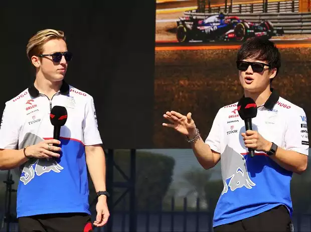 Liam Lawson und Yuki Tsunoda Titel-Bild zur News: Liam Lawson und Yuki Tsunoda
