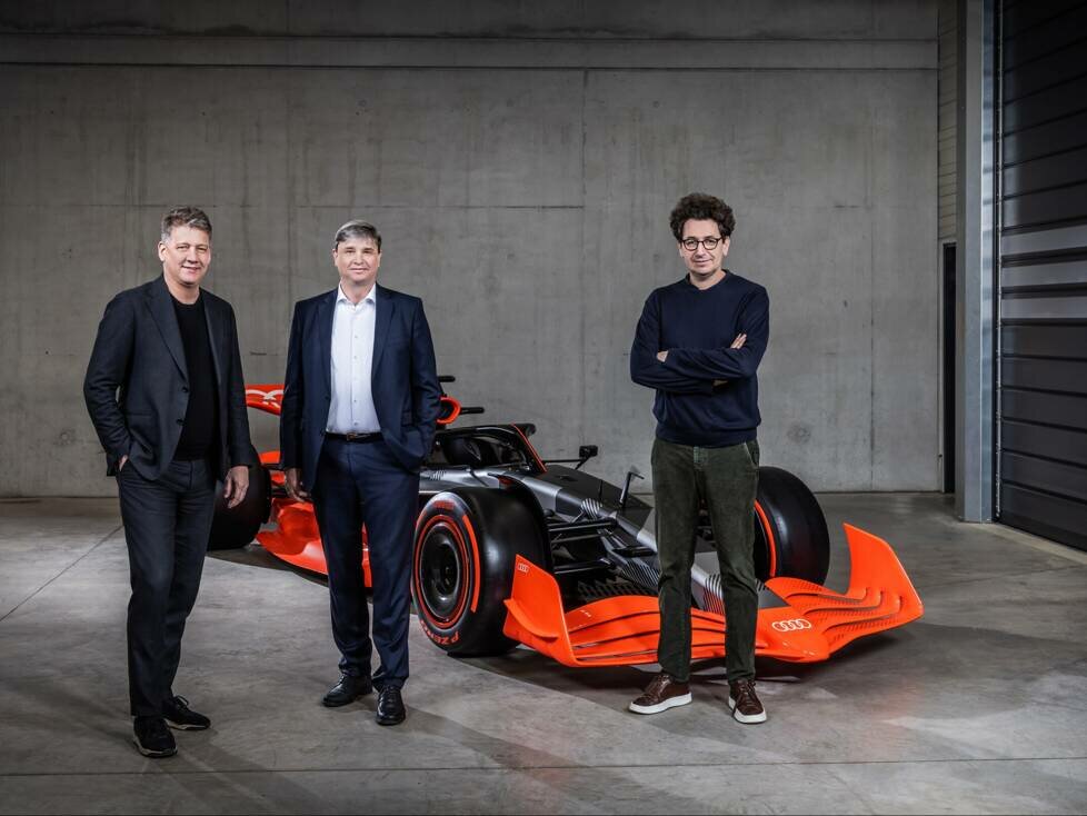 Gernot Döllner, Jürgen Rittersberger und Mattia Binotto