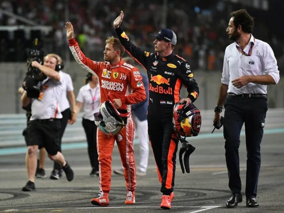 Sebastian Vettel, Max Verstappen