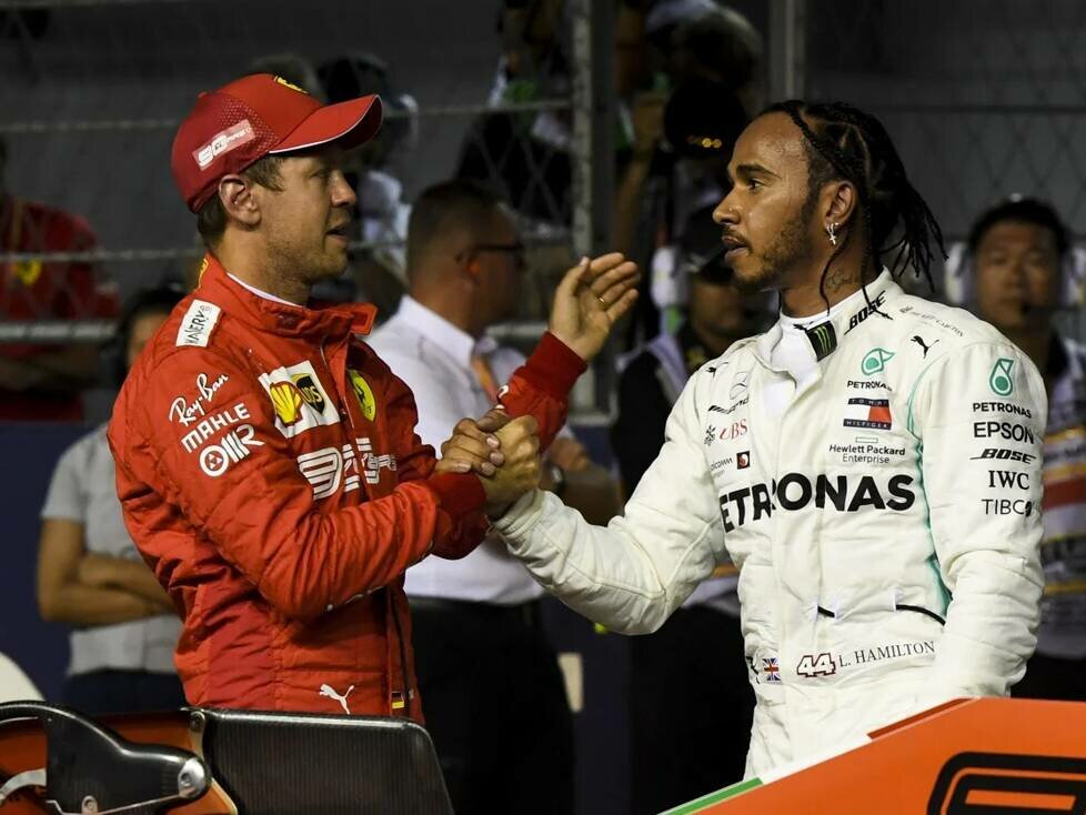 Sebastian Vettel, Lewis Hamilton