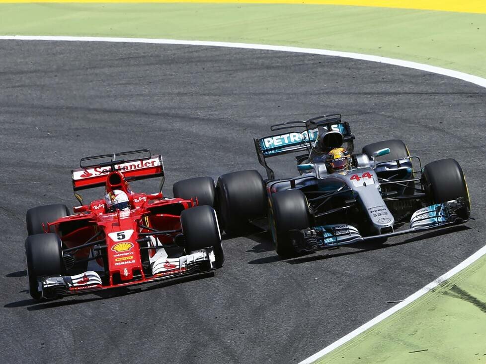 Sebastian Vettel, Lewis Hamilton
