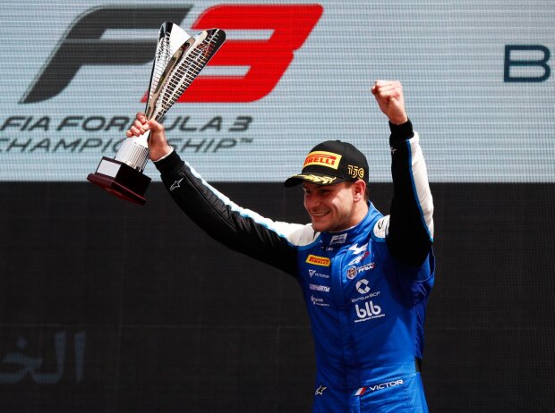 Im Jahr 2022 wurde Victor Martins Meister in der Formel 3 Im Jahr 2022 wurde Victor Martins Meister in der Formel 3