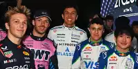 Liam Lawson, Pierre Gasly, Alexander Albon