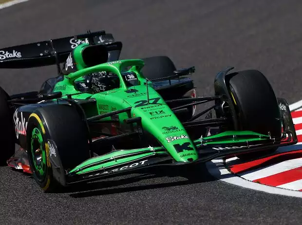 Nico Hülkenberg im Sauber C45 beim Formel-1-Rennen in Suzuka Titel-Bild zur News: Nico Hülkenberg im Sauber C45 beim Formel-1-Rennen in Suzuka