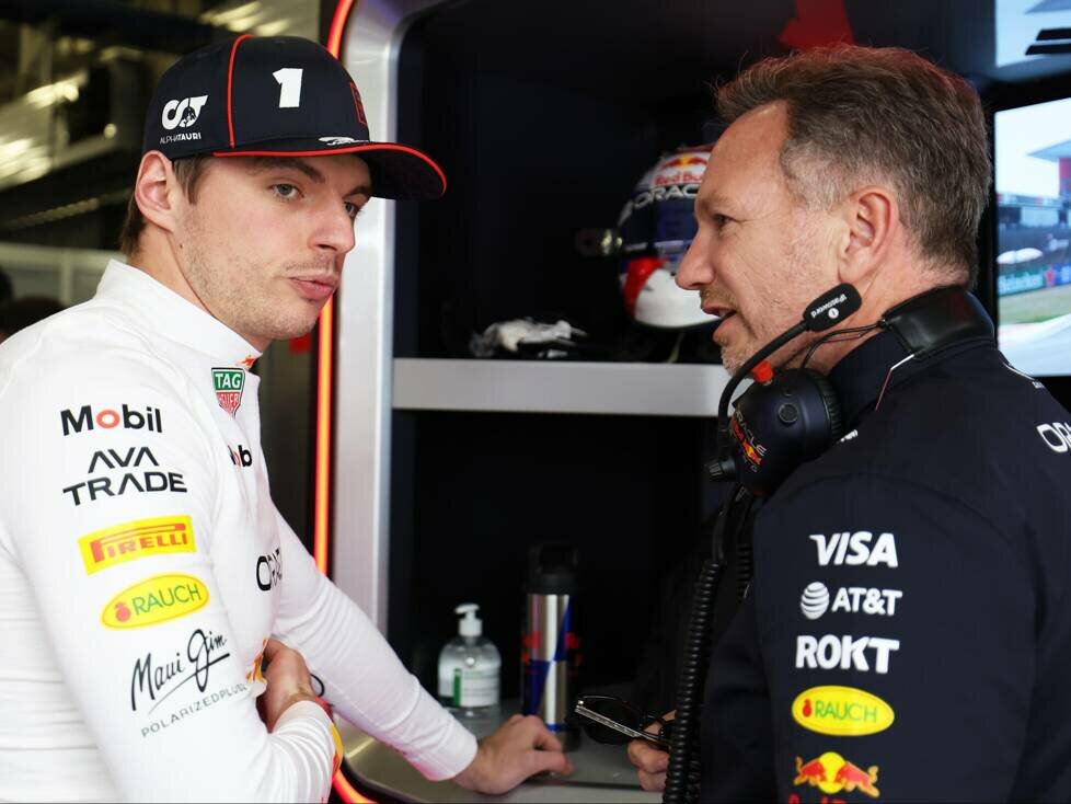 Max Verstappen und Christian Horner