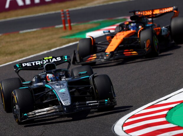 Die McLaren-Stars haben Mercedes, hier Andrea Kimi Antonelli, auf der Rechnung Die McLaren-Stars haben Mercedes, hier Andrea Kimi Antonelli, auf der Rechnung