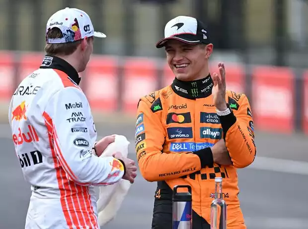 Max Verstappen schnappte Lando Norris die Pole in letzter Sekunde noch weg Titel-Bild zur News: Max Verstappen schnappte Lando Norris die Pole in letzter Sekunde noch weg