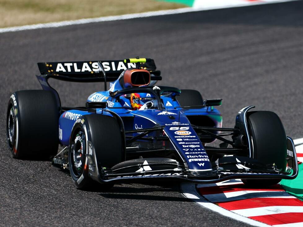 Carlos Sainz (Williams) beim Formel-1-Rennen in Japan 2025