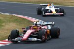 Lewis Hamilton (Ferrari) und Isack Hadjar (Racing Bulls) 