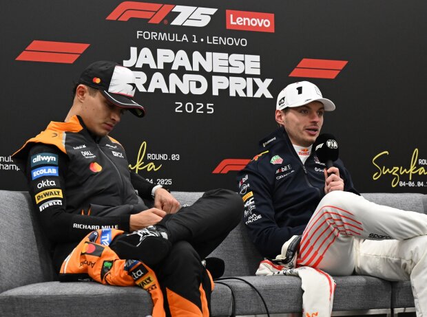 Max Verstappen rückt in der WM bis auf einen Zähler an Lando Norris heran Max Verstappen rückt in der WM bis auf einen Zähler an Lando Norris heran