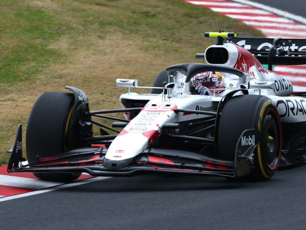 Yuki Tsunoda bei seinem Formel-1-Debüt für Red Bull 2025 in Suzuka