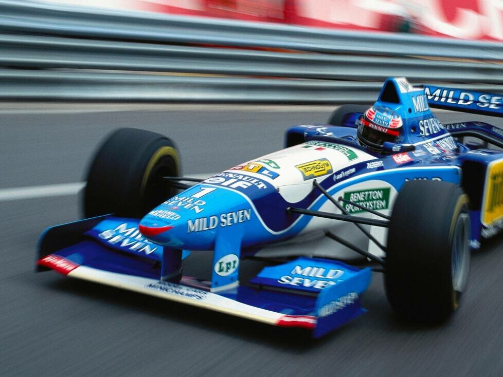 Michael Schumacher im Benetton B195 in Monaco 1995