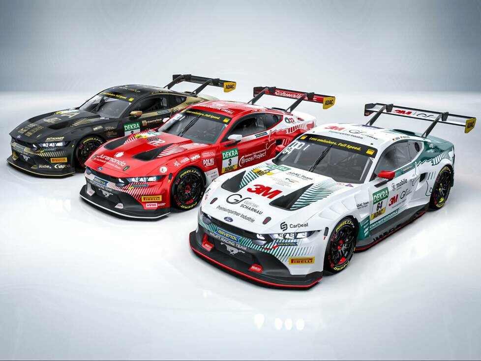 HRT Ford Performance setzt drei Ford Mustang GT3 im ADAC GT Masters ein