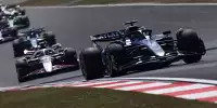 Alexander Albon (Williams), Oliver Bearman (Haas) und, Carlos Sainz (Williams) beim Formel-1-Rennen in China 2025