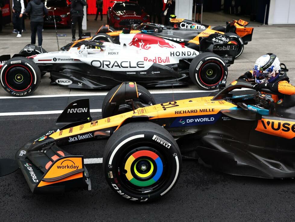 Lando Norris, Max Verstappen, Oscar Piastri