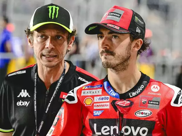 Valentino Rossi, Francesco Bagnaia Titel-Bild zur News: Valentino Rossi, Francesco Bagnaia