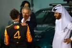 Lando Norris (McLaren) und Luca di Montezemolo 