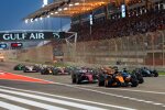 Oscar Piastri (McLaren), George Russell (Mercedes), Lando Norris (McLaren) und Charles Leclerc (Ferrari) 