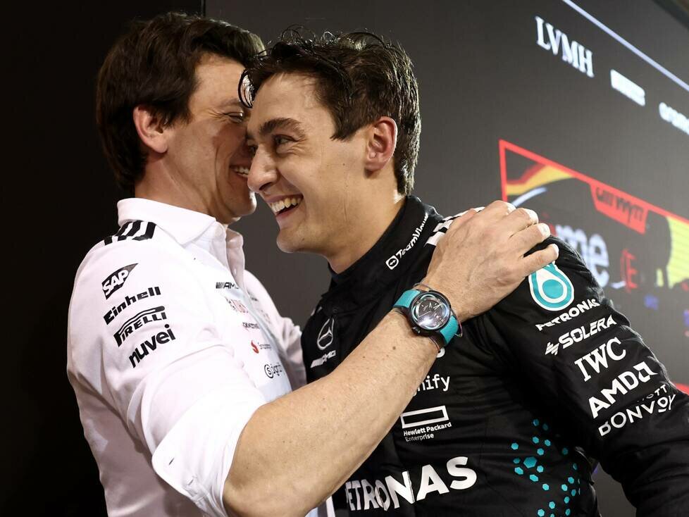 Toto Wolff, George Russell